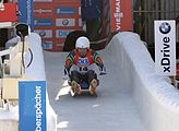 Deutsch: Vorletztes Saisonrennen im Rennrodel-Weltcup der Saison 2014/15 vom 19. bis 22. Februar 2015 in Altenberg/Erzgebirge. Tag 2: Nationencups. English: Luge world cup race season 2014/15 in Altenberg/Germany, 19th to 22nd Februar 2015. Day 2: Nations cup races.