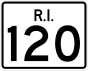 Route 120 marker