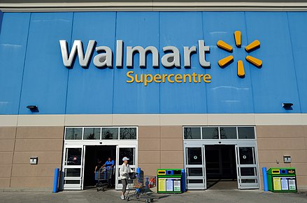 Walmart Supercentre in Richmond Hill, Ontario, Canada in September 2017