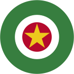 Roundel of the Suriname Air Force Roundel of Suriname.svg