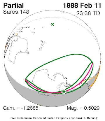 1888年2月11日日食