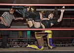 Thumbnail for File:SHIMMER Volume 85 - Team Slap Happy (Evie &amp; Heidi Lovelace) vs Melanie Cruise &amp; Yumi Ohka 10.jpg