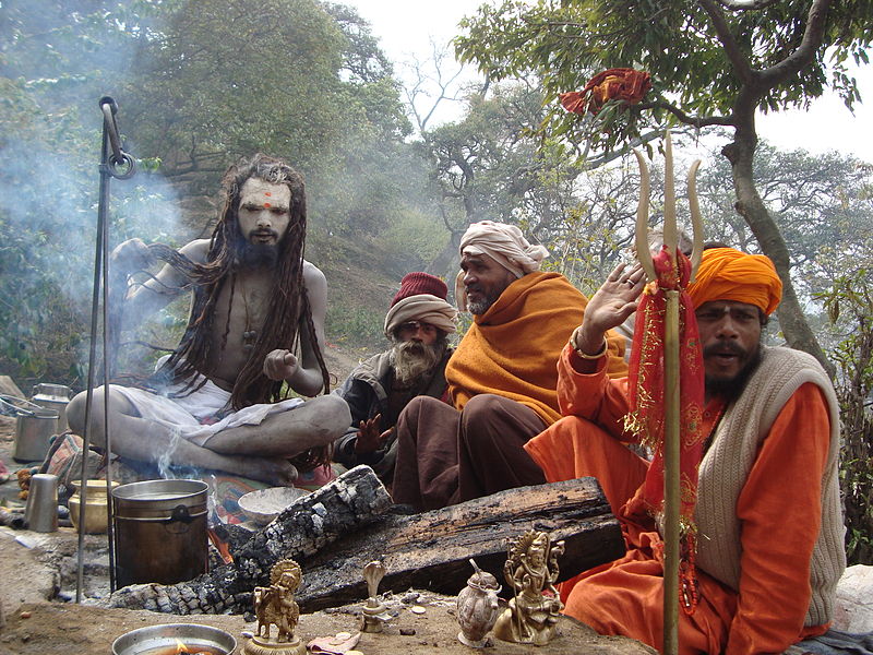 File:Sadhu Babas at Holy temple Pashupati, before great Shiva Ratri festival.JPG