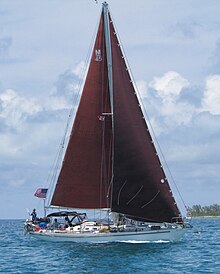Sailboat Wisdom on her voyage across oceans with an electric motor Sailboat Wisdom.jpg