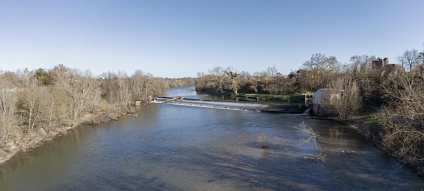   The mill race of the mill on the Agout