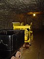 Polski: wagoniki kolejki podziemnej w Kopalni Soli Kłodawa English: Railway carts in Salt Mine Kłodawa, Poland