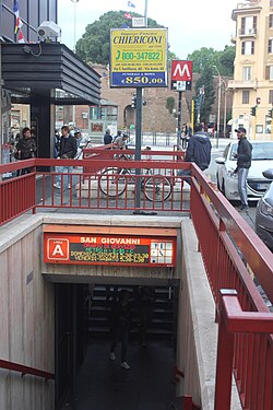 San Giovanni Metro linea A Station