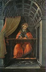 Vignette pour Saint Augustin dans son cabinet de travail (Botticelli, Offices)