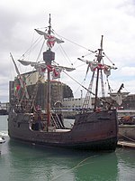 שחזור היסטורי של ספינתו של כריסוטפר קולומבוס - ה"סנטה מריה"