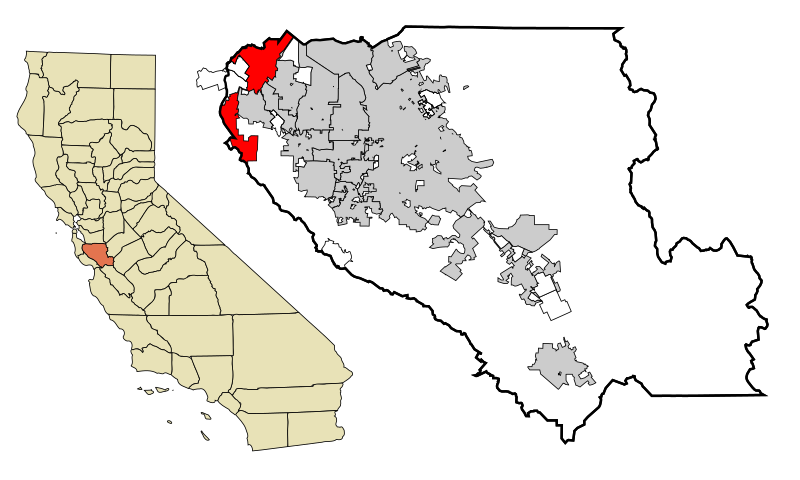 File:Santa Clara County California Incorporated and Unincorporated areas Palo Alto Highlighted.svg