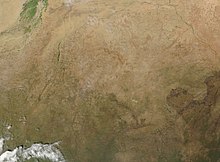 An enlargeable satellite image of Burkina Faso Satellite image of Burkina Faso in November 2002.jpg