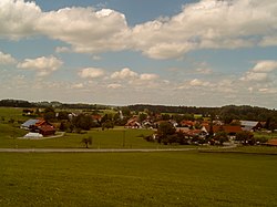 Skyline of Grünenbach