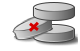 File:Scheme of 3 disk storage icons with one failure disk.svg