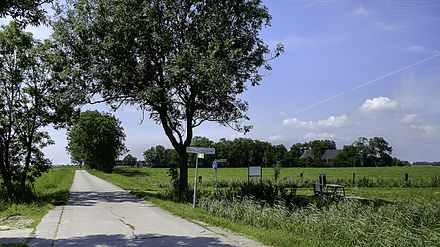 Typical landscape of the Hogeland region: Schilligeham hamlet.