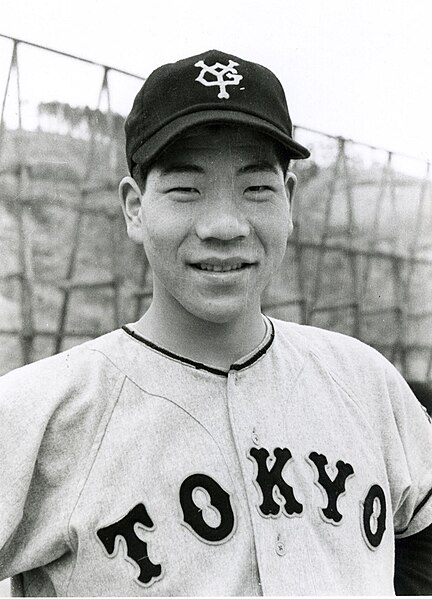 Baba during his rookie year with the Yomiuri Giants