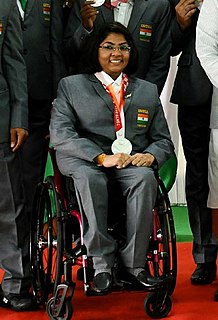 Bhavina Patel Indian Paralympic table tennis player