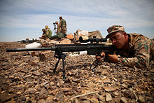 Jordanian Armed Forces sniper. Snipers conduct live-fire exercise during Exercise Eager Lion 150507-M-QZ288-047.jpg