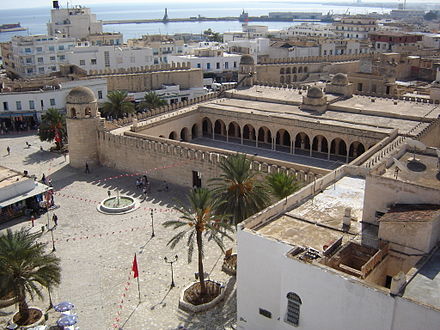 The Grand Mosque as seen from the tower of Sousse's Ribat.