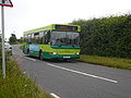 Southern Vectis 304 (HW54 BTY), a Dennis Dart SLF/Plaxton Pointer 2 MPD in Ventnor Road, Whitwell, Isle of Wight on route 6.