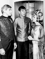 Spock with his parents, Sarek and Amanda