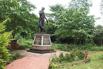 Statue of Kelucharan Mohapatra in Bhubaneswar