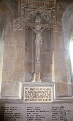 War Memorial di Gereja All Saints, Curam