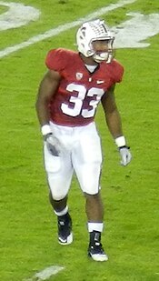 Taylor with Stanford in 2011 Stepfan Taylor 2011.jpg