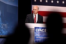 Pearce speaking at CPAC in 2013 Steve Pearce (8571451336).jpg