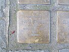 der Stolperstein für Hansi Schmidt