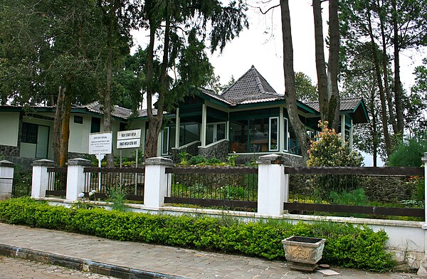 The Suharto-Whitlam House in Dieng Plateau, Indonesia where Whitlam discussed the future of East Timor with Indonesian President, Suharto, in 1974