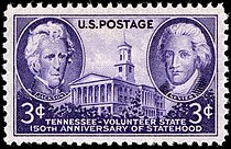 Tennessee statehood, 1796
1946 issue Tennessee Statehood 1946 Issue3c.jpg