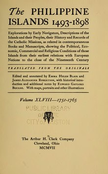 The Philippine Islands, 1493-1803 (Volume 48).djvu