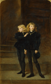 Princa Edward in Richard v stolpu (1878) Picture Gallery of Royal Holloway College