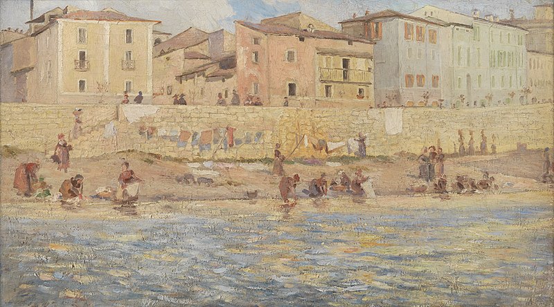 File:Theodor Philipsen - The River Liri. Italy - KMS3330 - Statens Museum for Kunst.jpg