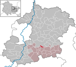 Läget för kommunen Tissa i Saale-Holzland-Kreis