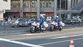 Tokyo Marathon 2016 Motorcycle police security