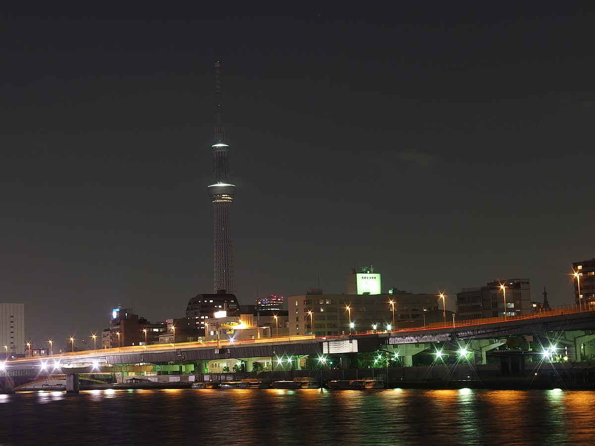 File Tokyo Skytree In The Dark Night 東京スカイツリー消灯伝説 Jpg Wikimedia Commons