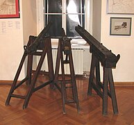 1er, 2e et 3e canons Grič au musée de Zagreb.