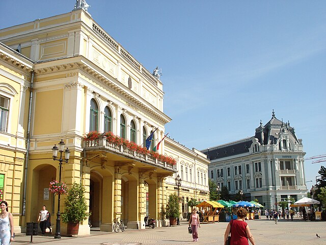 Image: Town Hall, Kossuth Square, Nyiregyháza