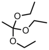 Skeletal formula of Triethylorthoacetate