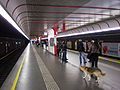 Az U1-es metró Reumannplatz állomása, az első újonnan átadott metróvonal legrégebbi szakaszán