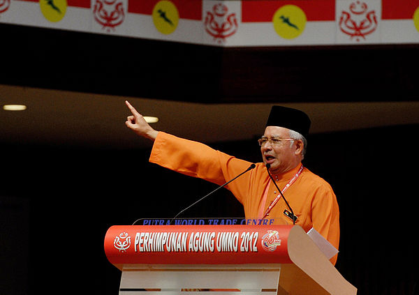 Najib at an UMNO General Assembly