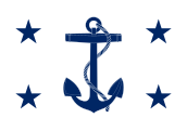 美國海軍部助理部長用旗