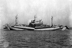 USS Eldorado (AGC-11) off the Mare Island Navy Yard in 1944.jpg