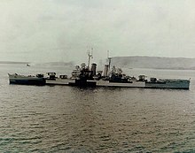 St. Louis bombarding Guam USS St Louis (CL-49).jpg