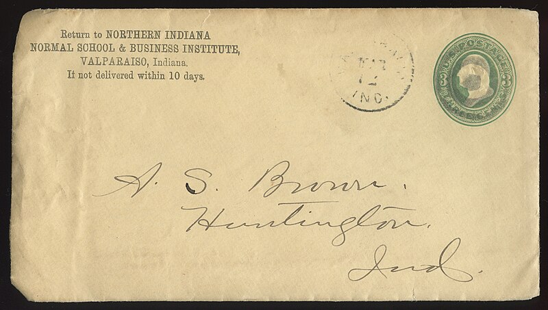 File:Valparaiso, Indiana, March 12, 1880 - Postal Cover.jpg