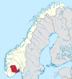 Vestfold og Telemark Norveç içinde