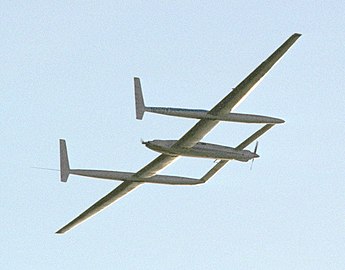 Rutan Voyager in flight