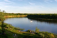 Дон в станице Вёшенской