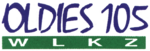 Former logo under the "Oldies 105" branding WLKZ former logo (1996-2001).png